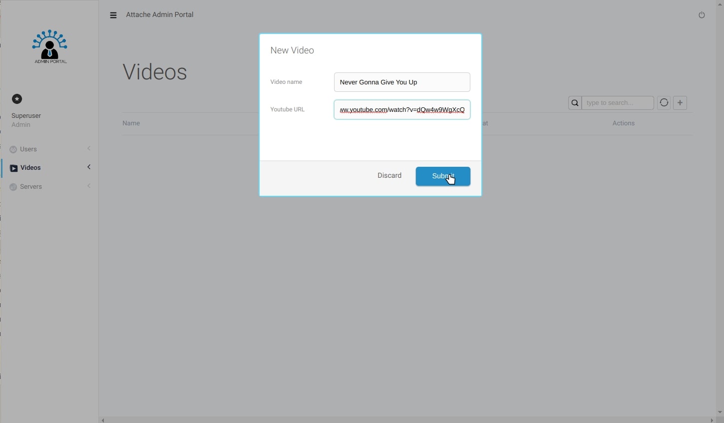 Attache Admin Portal thumbnail 4